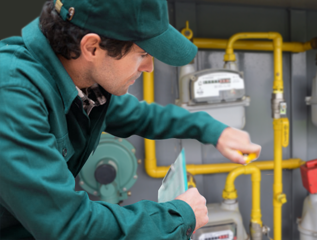 Experto de Nou Gas, servicio técnico